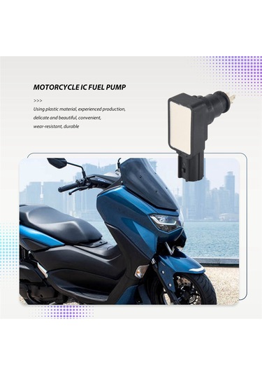 Xurunkeji Yamaha Aerox/nmax/mxi/mio125/125s İçin Uygun Motosiklet Ic Yakıt Pompası Montajı Fırçasız Yakıt Pompası Kontrol Cihazı Siyah