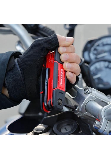 Workpro Wp222029 9 Parça Cr-v İnç Çakı Tipi Profesyonel Allen Anahtar Takımı