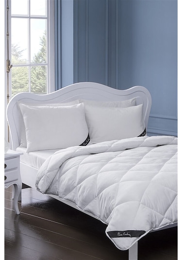 Pierre Cardin Microfiber Tek Kişilik Yorgan Beyaz 2 Adet