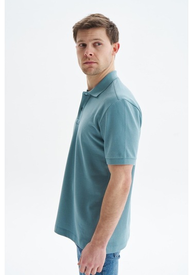 AR-MA Arma Erkek Regular Fit Basic % 100 Pamuk Pike Polo Yaka Tişört Y29374354502 Mavi-m24 Mavi