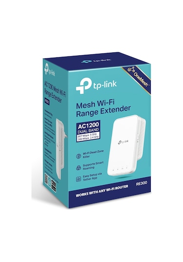 TP-Link RE300 AC1200 1200 Mbps 5 Ghz Kablosuz Menzil Genişletici