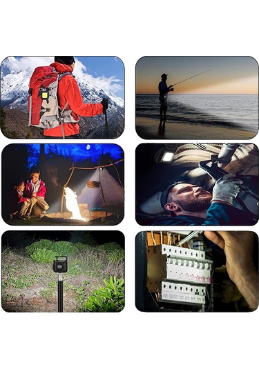 Hightek Ht3239 Şarjlı Napolyon Mini Cob Led Siyah