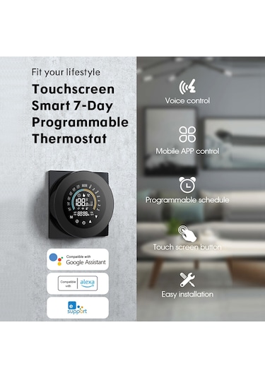 Ewelink Wifi Akıllı Termostat Elektrikli Isıtma İçin S6360b-ewl-gb