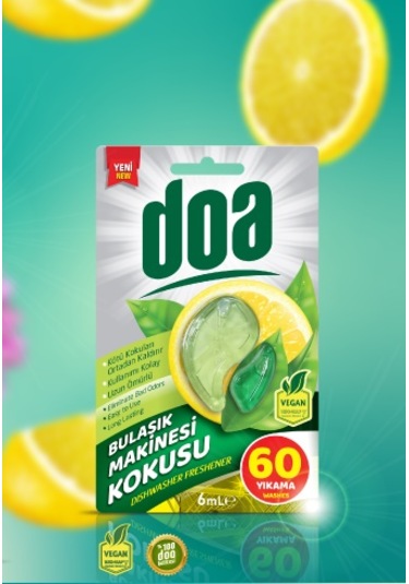 Doa Bulaşık Makinesi Kokusu Limon 60 Yıkama 6 ML