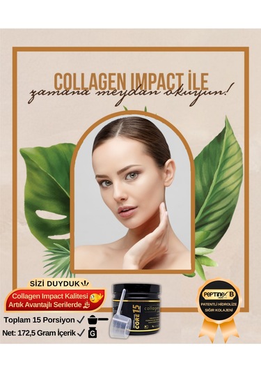 Dr. Sammy's Kolajen 10.000 Mg Tip 1-3 %100 Saf Patentli Hidrolize Sığır Kolajeni, 150mg Hyaluronik Asit, 500 Mg Vitamin C, 200 Mg Glutatyon, 25mg Resveratrol, 100 Mg Elastin, Core 15 Diyet Takviyesi