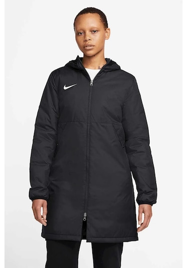 Nike W Nk Syn Fl Rpl Park20 Sdf Jkt Kadın Siyah Futbol Mont Dc8036-010 Siyah