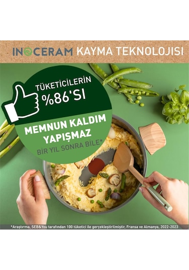 Ceramic Renew Tencere 24 Cm 08 Gri