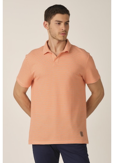 Alexander Gardi Alexandergardı Polo Yaka Erkek Düğmesiz T-shirt E21-84000