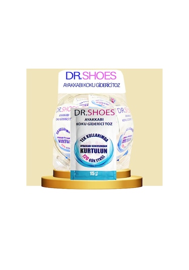 Dr. Shoes 120 Gün Etkili  Ayakkabı Koku Giderici Toz 15 G 5 Adet