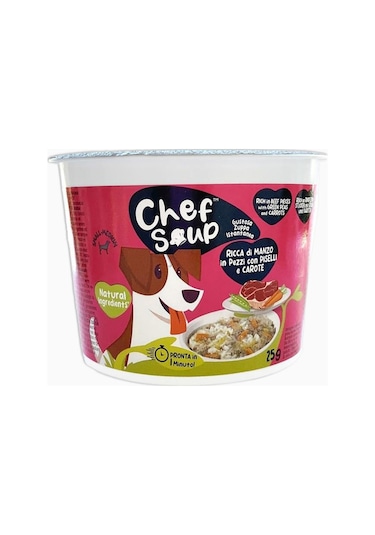 Chef Soup Dana Etli Bezelye Havuçlu Hazır Köpek Çorbası 25 G