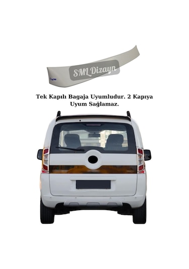 Fiorino-bipper-nemo Bagaj Üstü Tavan Spoiler-spoyler-çıta-kanat
