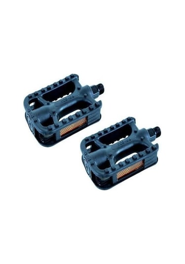 Feimin Fp-804 Mtb Bisiklet Pedal Bilyalı Siyah Reflektörlü (Takım)