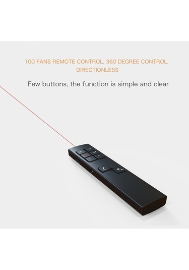 Novahub Kablosuz Sunum Kalemi - Ppt Kontrol, 50m Menzil, Şarj Edilebilir