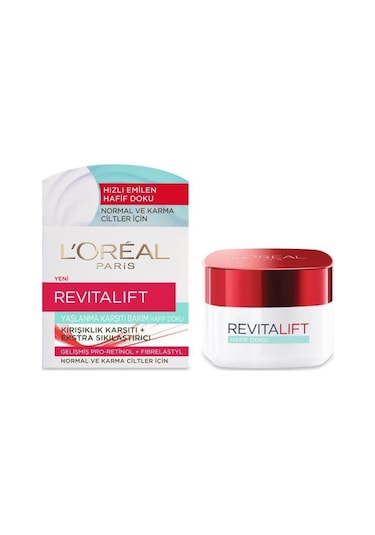 L'Oreal Paris Revitalift Yaşlanma Karşıtı Hafif Doku Gündüz Kremi 50 ML