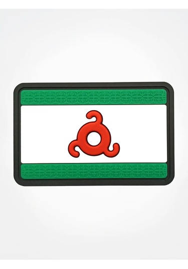 Tactochno Pvh Şerit 'inguşetya Bayrağı' Siyah Arka Plan 197314273