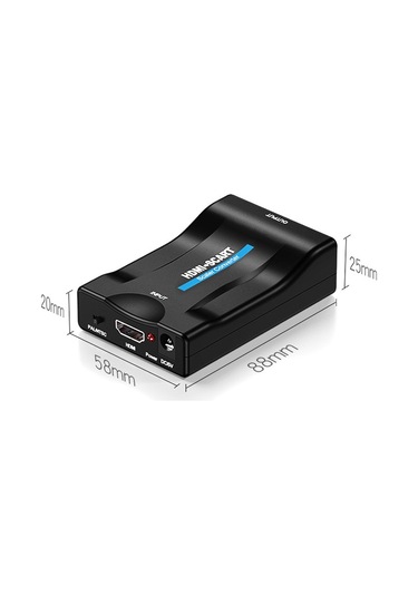 Sones Mını Mhl/hdmı - Scart Video Dönüştürücü Ölçekleyici Siyah