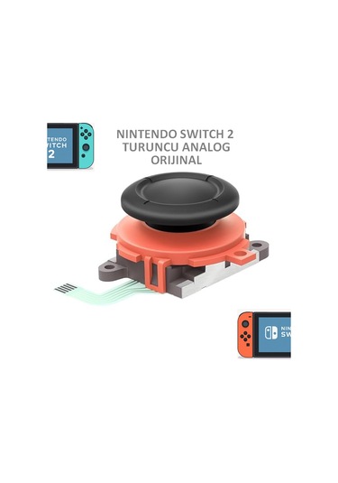 Nintendo Switch 2 Ns2 Joystick Joycon Analog Stick V2 Turuncu