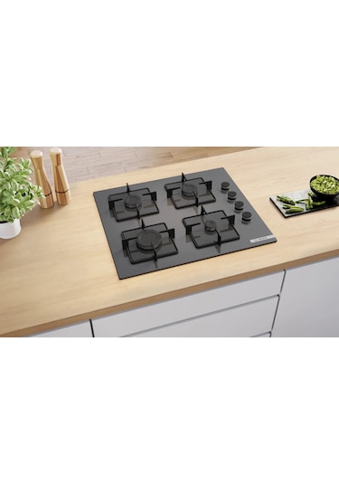 Bosch POP6C9P30O Sert Cam Ankastre Ocak