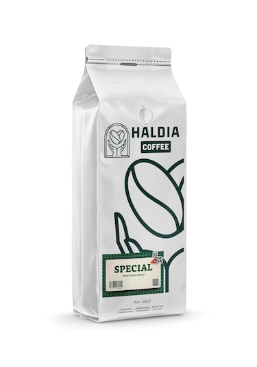 Haldia Coffee Special Filtre Kahve Blend 1000gr. Arabica Orta- Koyu Kavrum Yoğun Gövde, Yoğun Tat Çekirdek Kahve