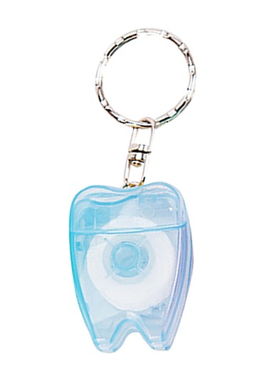 Dolıty Taşınabilir Diş İpi Anahtarlık Essentials Aracı Mavi