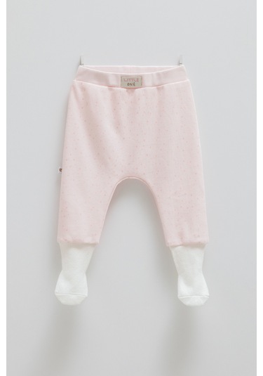 Caramell Soft Colour Patikli Bebek Pantolon Pembe