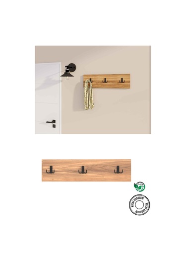 Decormet 3lü Askılık Ceviz Ceviz