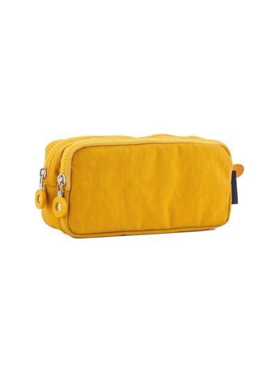 Hardal Su Geçirmez Krinkıl Kumaş Çift Bölmeli