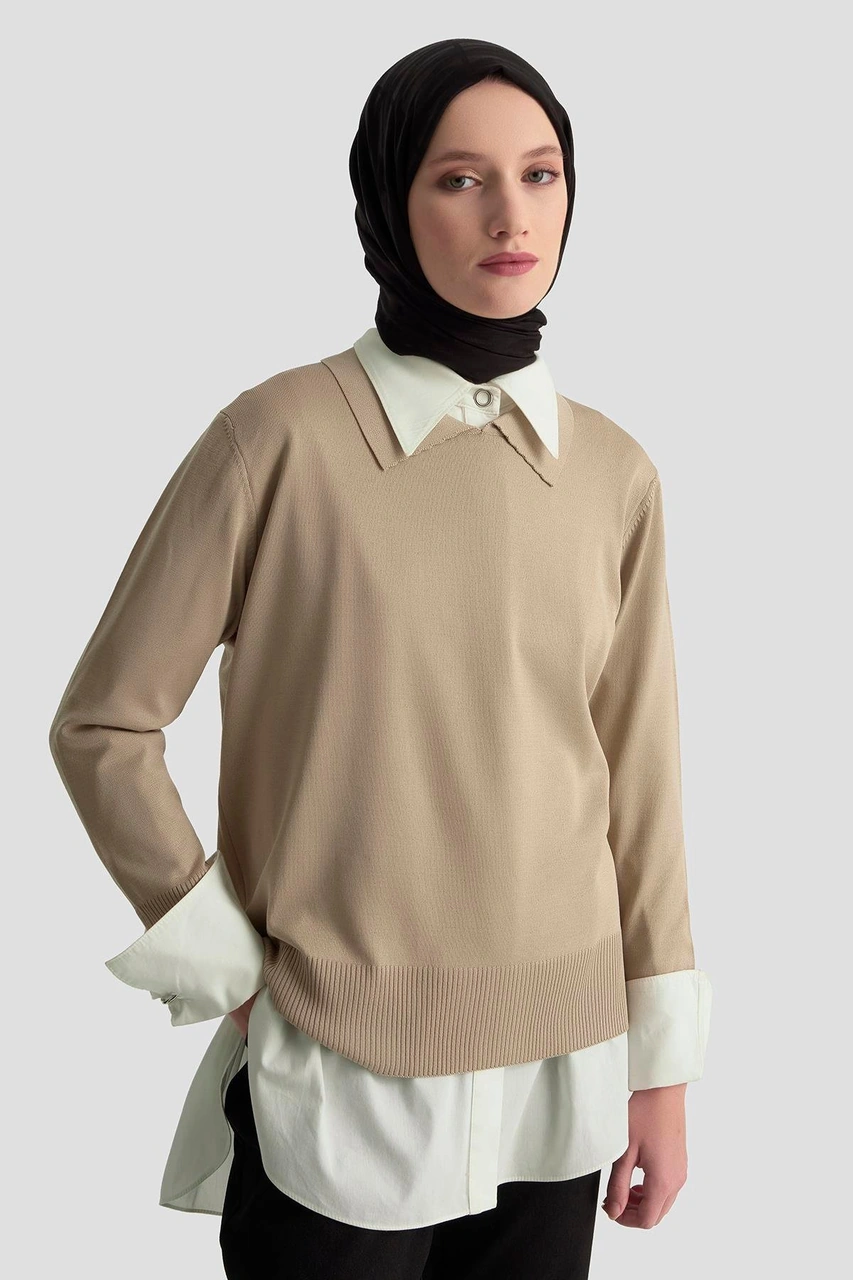 Armine Trend Kazak 25ktd303 Bej Bej