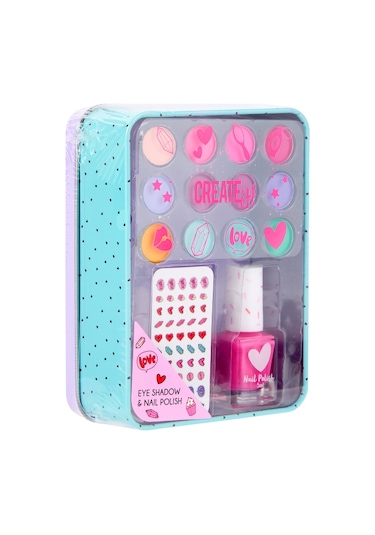 Create It Metal Kutulu Makyaj Seti - Love
