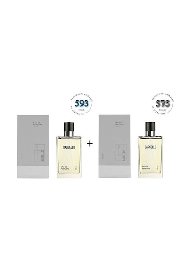 Bargello 593 + 575 Erkek / Erkek Parfüm EDP 50 ML Ml Fresh / Woody - Mnms505 Aromatik