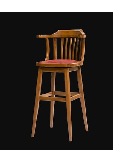 Zus702 Yüksek Sandalye Yarım Kolçak Kafes, Ahşap Kayın... Akçaağaç