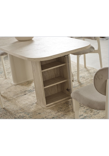 Mayorka Mdf Masa+ 6 Sandalye Aytaşı