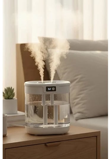 1.5 Litre Dijital Çift Sprey Oda Hava Nemlendirici Aromaterapi