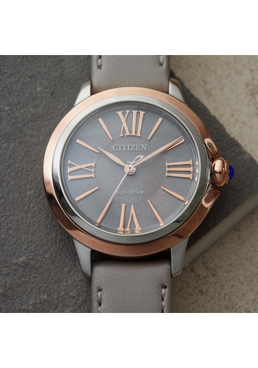 Citizen Em1166-01z Eco-drive Kadın Kol Saati Metalik Gri