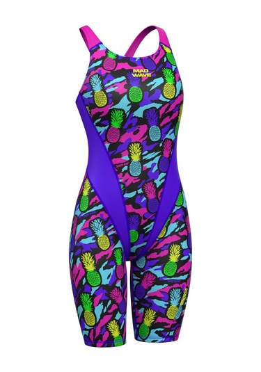 Mad Wave Kız Çocuk Mayosu Kneeskin J8 - Renkli - L: 10-11 Yaş Renkli