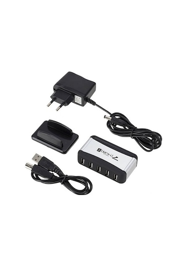 7 Port Usb Çoklayıcı Usb Hub Çoğaltıcı - Adaptörlü Pc Notebook (533633207)