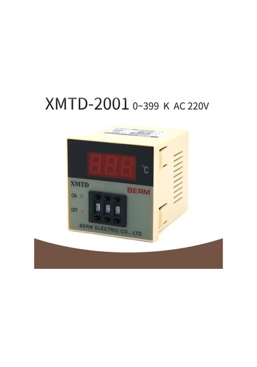 Vkemall Xmtd-2001 Dijital Sıcaklık Kontrol Cihazı - 0-399 C Aralığında Akıllı Regülasyon, Abs Flam Retardan Kasa, 220v