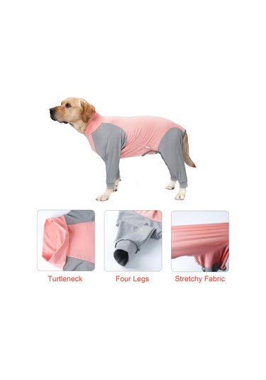 Geeksen Köpekler İçin Dört Ayaklı Sweatshirt, Esnek Kumaş, Turtle Yaka, Çok Renk Seçeneği, Farklı Boyutlar Xs-3xl