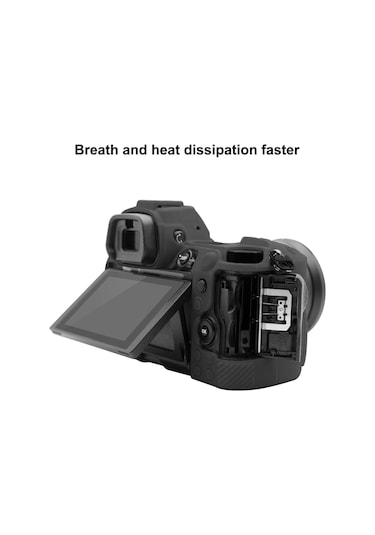 Nikon Z6 Iı İçin Puluz Yumuşak Silikon Koruyucu Kılıf Siyah
