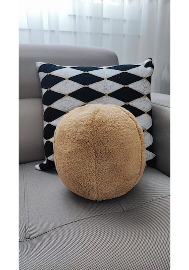 Oneplise 3'lü Top Kırlent 2 Büyük Hardal 1 Küçük Hardal(42/25 CM)