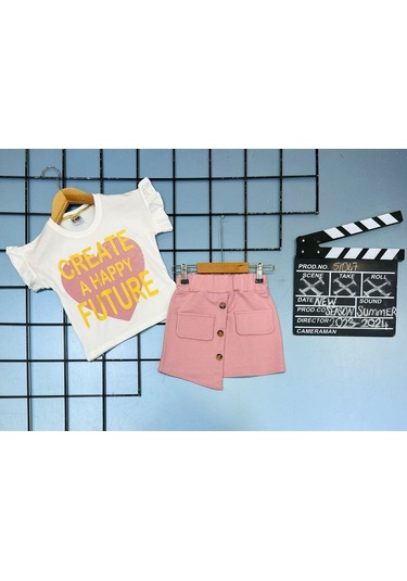 Kız Çocuk Full Lyc Süprem Etekli Takım 51047 001