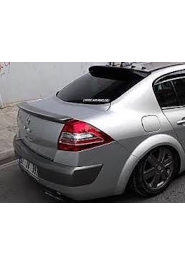 Renault Megane 2 Sd Bagaj Üstü Spoiler 2002-2012 Gümüş Gri Boyalı