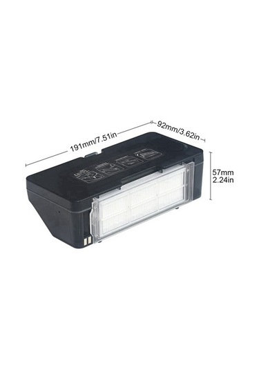 Wealthglow Vıomı V2 V2 Pro V3 V-rvclm21b 2'si 1 Arada Su Tankı Toz Kutusu Kutusu Süpürge Yedek Parçaları Süpürge Yedek Parçaları 1 Adet