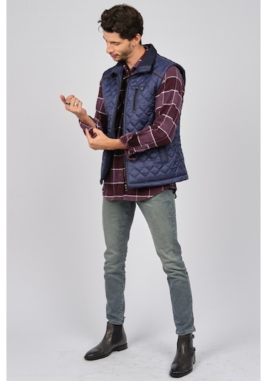 Lucas Erkek Cep Detaylı Yelek 265835 Lacivert Lacivert