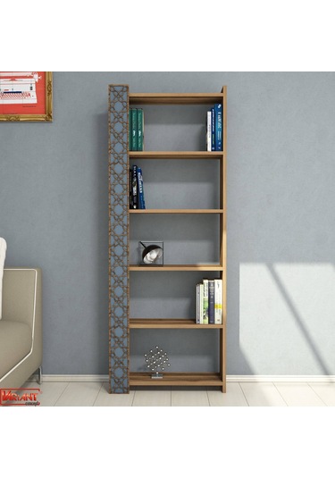 Variant Variant City Kitaplık - Ceviz / Mavi