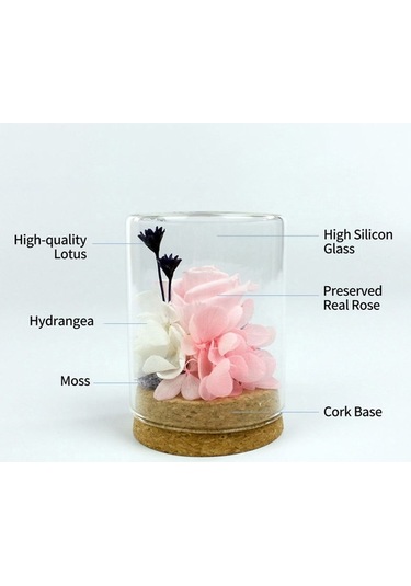 Ulzyvf Unutulmaz Gül Hediyesi - Cam Kaplı Sonsuz Aşk Gülü