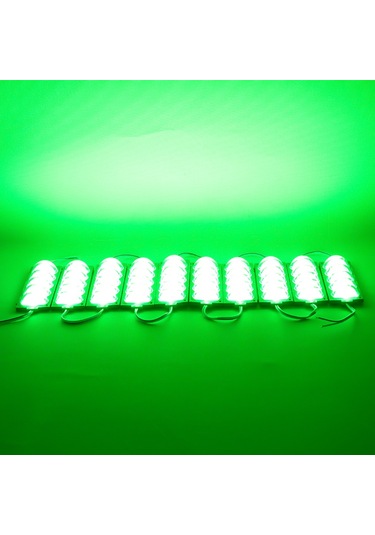 Powermaster 12 Volt 4 Watt Yeşil 3030 10 X 53.8 Mm Ip65 260 280 Lümen 180 Derece Modül Led