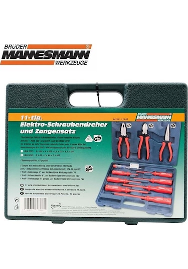 Mannesmann 11240 Vde Tornavida Ve Pense Seti, 11parça