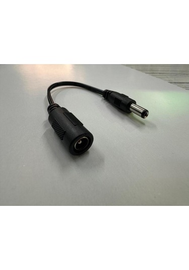 15 Cm 5.5 Mm 2.5 Mm Adaptör Uzatma Kablosu 15 Cm Standart Adaptör Uzatma Kablosu