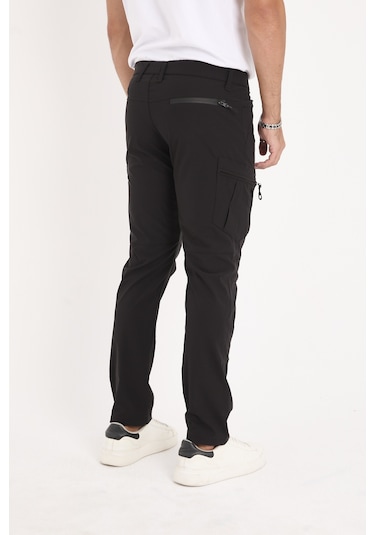 Camp532 Outdoor Tactical Su İticili Likralı Yazlık Erkek Taktik Pantolon Siyah